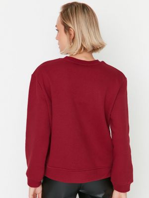 Sweatshirt Trendyol rot