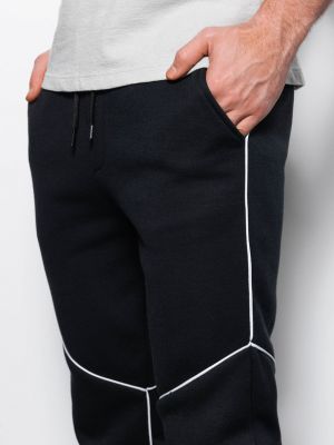 Pantaloni sport Ombre Clothing negru