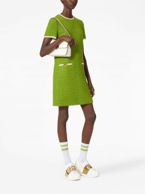 Tviid kleit Valentino Garavani roheline