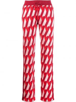 Плетени спортни панталони La Doublej червено