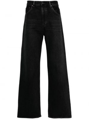 Voľné priliehavé džínsy s nízkym pásom Acne Studios čierna