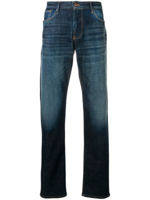 Priliehavé džínsy s rovným strihom Emporio Armani modrá