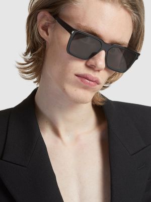 Gafas de sol de cristal Saint Laurent negro