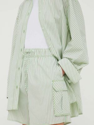 Панталон с висока талия с принт Stine Goya зелено