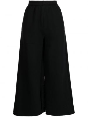 Pantaloni sport cu croială lejeră Mm6 Maison Margiela negru