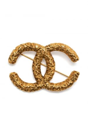 Bross Chanel Pre-owned aranyszínű