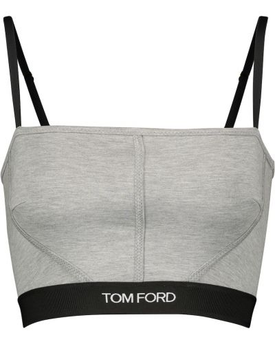 Crop top od jersey Tom Ford siva