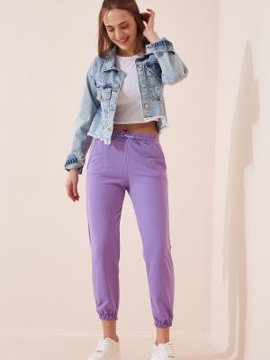 Pantaloni sport Happiness İstanbul violet