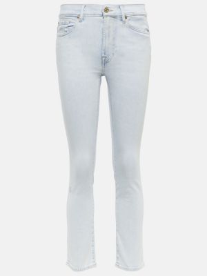 Jeans skinny slim 7 For All Mankind bleu