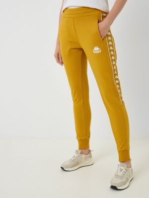Спортивные штаны Kappa желтые