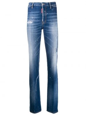 Nødlidende stretch jeans Dsquared2 blå