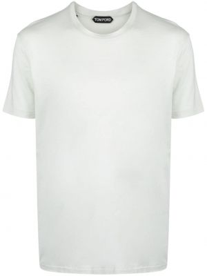 T-shirt con scollo tondo Tom Ford grigio