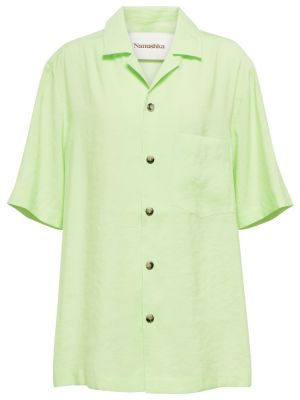Oversized košile Nanushka zelená