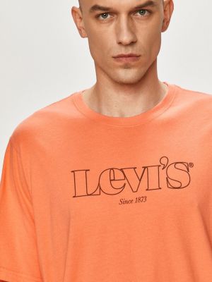 Majica kratki rukavi Levi's® narančasta