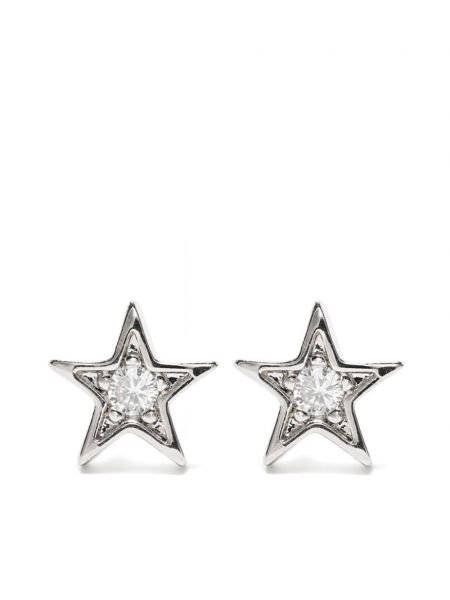 Σκουλαρίκια με μοτίβο αστέρια Kate Spade ασημί