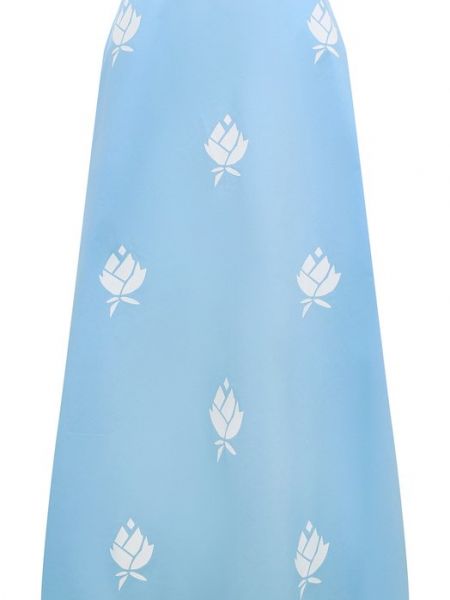 Хлопковая юбка Vika 2.0 голубая