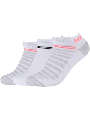 Športové ponožky so sieťovinou Skechers biela