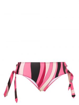 Bikini con stampa Pucci rosa