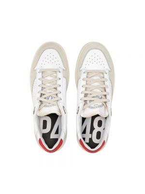 Sneakersy P448 białe