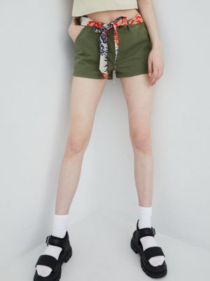 Kratke hlače visoki struk Superdry zelena