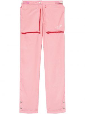 Pantalon droit avec poches Pucci rose
