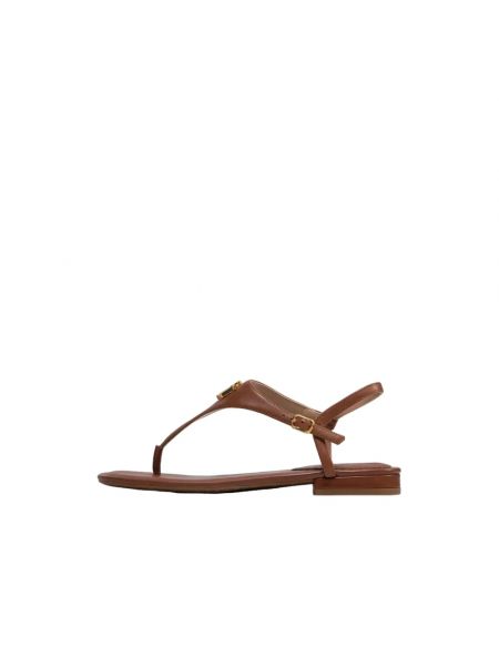 Sandalias de cuero Polo Ralph Lauren marrón