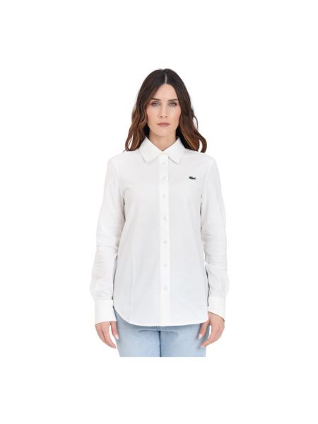 Biała koszula Lacoste