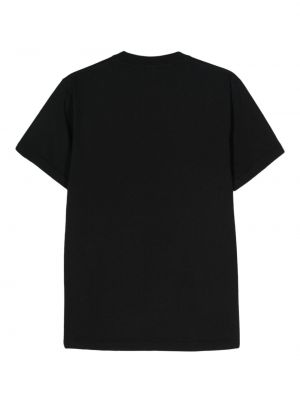T-shirt aus baumwoll Sporty & Rich schwarz