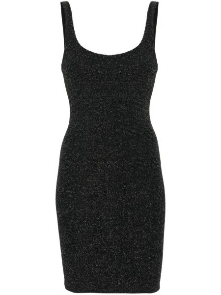 Κοκτέιλ φόρεμα Mc2 Saint Barth μαύρο