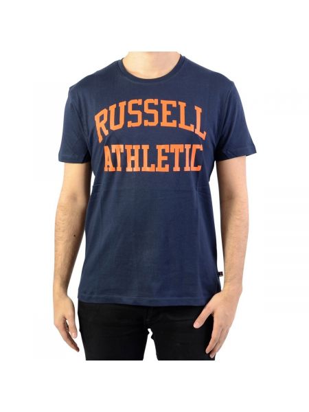 Rövid ujjú sport póló Russell Athletic kék
