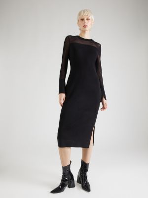 Pletena pletena haljina S.oliver Black Label crna