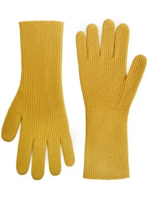 Vlnené rukavice z merina 12 Storeez žltá