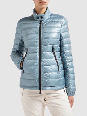 Najlonska pernata jakna Moncler Grenoble plava
