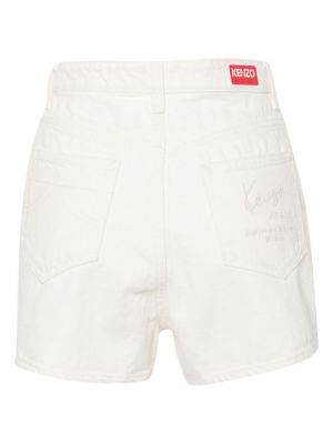 High waist shorts aus baumwoll Kenzo weiß