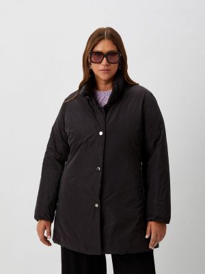 Утепленная демисезонная куртка Elena Miro черная
