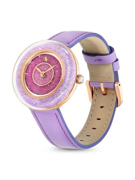 Фиолетовые часы Swarovski