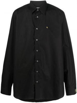 Košeľa s výšivkou Raf Simons čierna