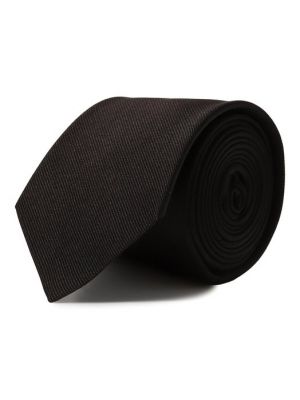 Шелковый галстук Gucci черный