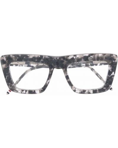 Thom Browne Eyewear gafas con montura rectangular - Gris
