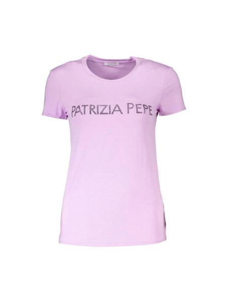 Koszulka Patrizia Pepe fioletowa