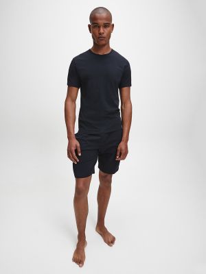 Пижама с коротким рукавом Calvin Klein черная