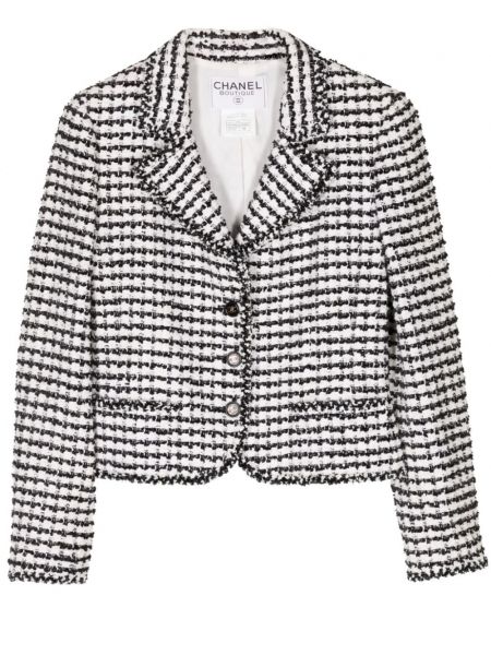 Tweed hosszú kabát Chanel Pre-owned