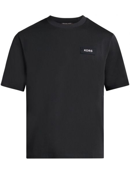 T-shirt aus baumwoll mit print Michael Kors schwarz