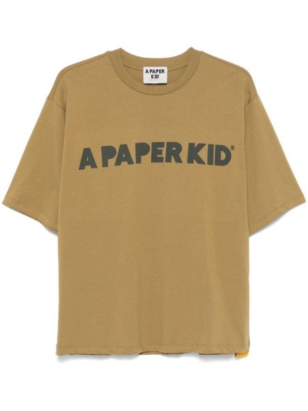 T-shirt A Paper Kid grøn