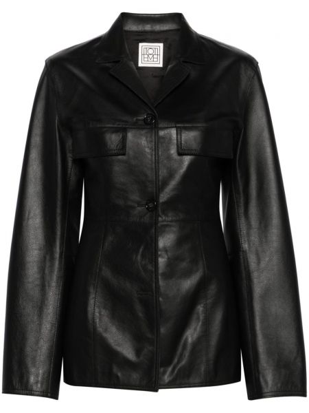 Veste de cuir Toteme noir