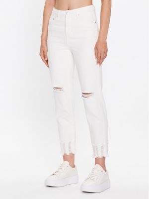 Ravne hlače Glamorous bela