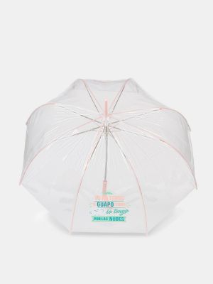 Paraguas transparente Mr. Wonderful rosa