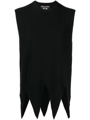 Asymmetrische strick hemd Comme Des Garçons Homme Plus schwarz