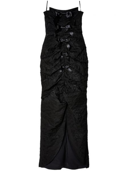 Vlněné midi šaty Shushu/tong černé