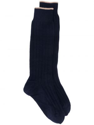 Чорапи Brunello Cucinelli синьо
